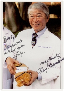 Autographed portrait of Dr. Henry Kawamoto to Biomedical Modeling, Inc.
